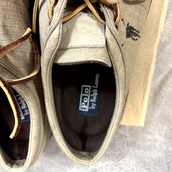 Polo Ralph Lauren Faxon Low Top Canvas Sneakers Men’s Size 11D - Picture 8 of 10